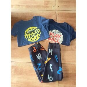 Kids Cat Jack T Shirt Pants Bundle Choose Happy Play Ball